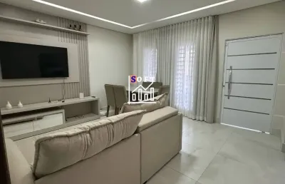 Casa 03 quartos (01 suíte) - porcelanato - cozinha com ilha
