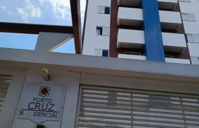 Apto novo 2 quartos no centro com elevador e área de festas, academia e salão de festas