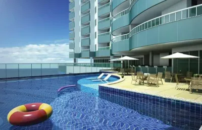 Apartamento para venda em salvador, ondina, 2 dormitórios, 2 suítes, 3 banheiros, 2 vagas