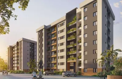 Apartamento para venda em lauro de freitas, buraquinho, 2 dormitórios, 2 suítes, 2 banheiros, 1 vaga