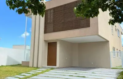 Casa em condomínio para venda em camaçari, alphaville (abrantes), 5 dormitórios, 1 suíte, 4 banheiros, 2 vagas