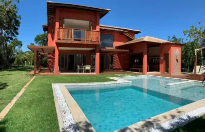 Casa em condomínio para venda em mata de são joão, praia do forte, 4 dormitórios, 4 suítes, 2 banheiros, 4 vagas