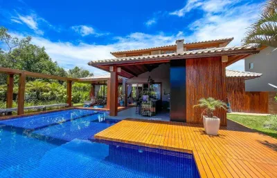 Casa em condomínio para venda em mata de são joão, praia do forte, 4 dormitórios, 4 suítes, 6 banheiros, 4 vagas