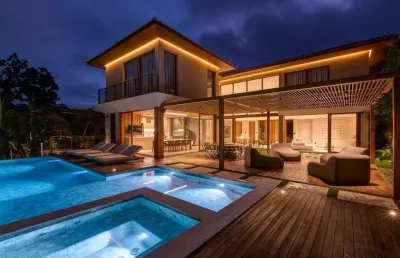Casa em condomínio para venda em mata de são joão, praia do forte, 5 dormitórios, 5 suítes, 8 banheiros, 4 vagas