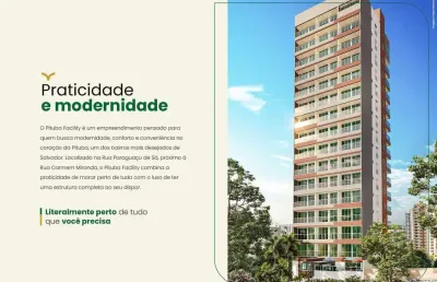 Apartamento para venda em salvador, pituba, 1 dormitório, 1 banheiro, 1 vaga