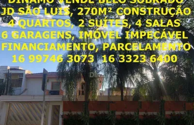 Sobrado à venda, jardim são luiz - ribeirão preto/sp