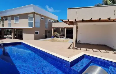 Alugo casa de luxo nascente em condomínio fechado, 539m², 6 suítes com closet, piscina, área gourme