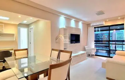 Alugo apartamento mobiliado de 85m² com varanda gourmet, 2 vagas, lazer completo no alphaville i –