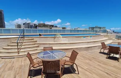 Aluguel de apartamento mobiliado com vista mar - conforto e localização privilegiada na pituba, sal