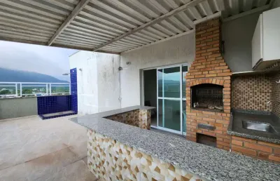 Cobertura com 3 quartos à venda na rua não informada, centro, ubatuba, 164 m2 por r$ 850.000