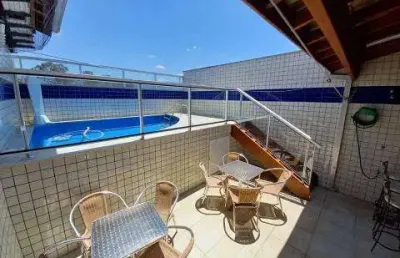 Cobertura com 3 quartos à venda na rua não informada, itaguá, ubatuba, 160 m2 por r$ 1.250.000