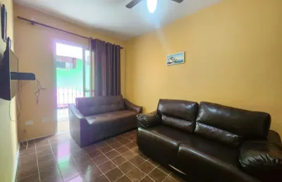 Apartamento com 1 quarto à venda na rua não informada., praia grande, ubatuba, 50 m2 por r$ 400.000