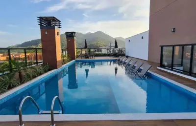 Apartamento com 1 quarto à venda na rua galeão coutinho, itaguá, ubatuba, 40 m2 por r$ 600.000
