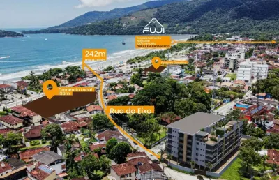 Apartamento com 2 quartos à venda na avenida neraldino rosa dos santos, maranduba, ubatuba, 66 m2 por r$ 395.349