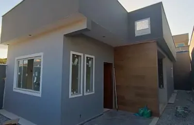 Casa para venda em rio das ostras, loteamento extensão do serramar, 2 dormitórios, 1 suíte, 2 banheiros, 1 vaga