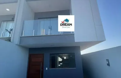 Duplex para venda em macaé, vale das palmeiras, 3 dormitórios, 1 suíte, 4 banheiros, 1 vaga
