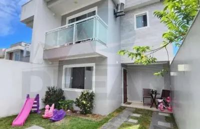 Triplex para venda em rio das ostras, residencial rio das ostras, 2 dormitórios, 2 suítes, 3 banheiros, 1 vaga
