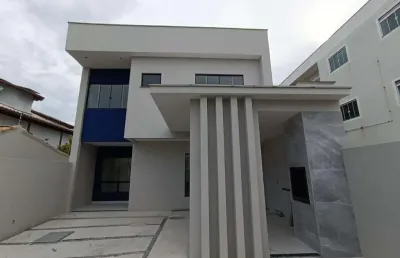 Casa para venda em rio das ostras, costazul, 3 dormitórios, 3 suítes, 4 banheiros, 2 vagas