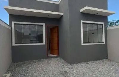 Casa para venda em rio das ostras, condomínio porto seguro, 2 dormitórios, 1 suíte, 2 banheiros, 1 vaga