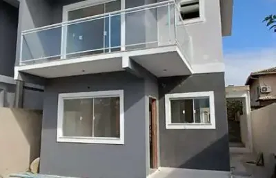 Duplex para venda em rio das ostras, jardim marilea, 3 dormitórios, 2 suítes, 3 banheiros, 4 vagas