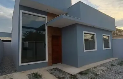 Casa para venda em rio das ostras, enseada das gaivotas, 3 dormitórios, 1 suíte, 2 banheiros, 1 vaga