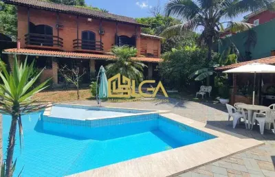 Casa com 4 dorms, morro nova cintra, santos, cod: 1747