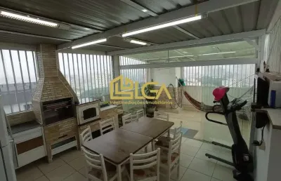 Cobertura com 4 dorms, aparecida, santos -,cod: 2387