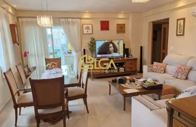 Belíssimo apartamento em santos-pompéia com 3 quartos e 4 banheiros
