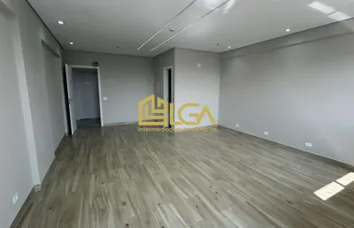 Sala comercial para locação, fusion offices - vila matias - santos