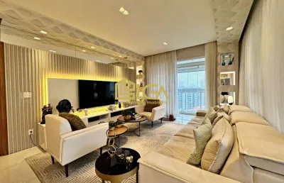 Apartamento finamente decorado a venda - ponta da praia - santos