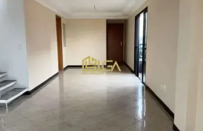 Excelente cobertura triplex no bairro aparecida - santos - sp