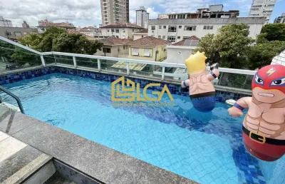 Casa sobreposta alta com piscina a venda - aparecida - santos