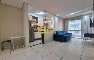 Apartamento a venda e locação - marapé - santos l acquaplay - semi mobiliado
