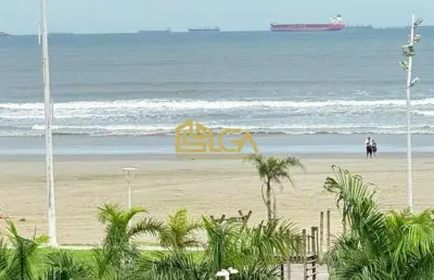 Apartamento a venda - frente mar - itararé - são vicente