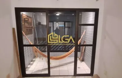 Apartamento 2dorm, 2wc, 81m vaga demarc. marapé- santos
