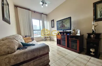 Apartamento à venda, 2 dormitórios e dependência completa – campo grande, santos