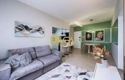 Apartamento mobiliado para locação – 2 dormitórios e 86m² – boqueirão, santos
