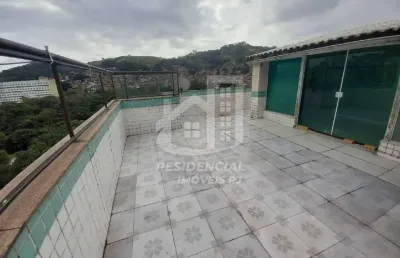 Cobertura duplex venda 214m² com vaga 4 quartos (2 suítes) vila isabel rj