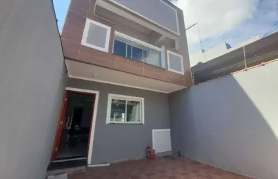 Sobrado novo 120 metros  3 dormitorios sendo 1 suíte e 2 vagas de garagens