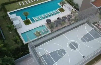 Apartamento novo nunca usado 55m²  1 suíte e varanda a venda living magic
