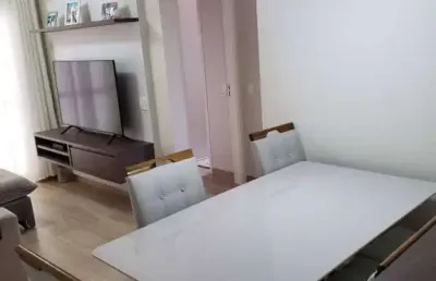 Apartamento com 64 m² 2 dormitorios sendo 1 suite 2 vagas de garagens