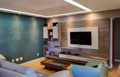 Apartamento blue residence 130 m²  3 suites e 3 vagas de garagens