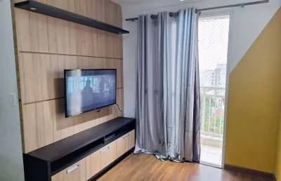 Apartamento 51 m² 2  dormitorios sendo 1 suite e 1 vaga de garagem
