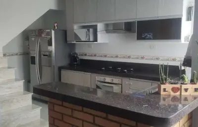 Cobertura sem condominio duplex area gurmet, 176m²2 vagas de garagens