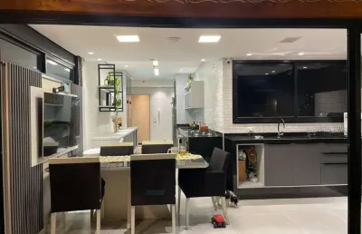 Apartamento cobertura com planejados 3 dormitorios 2 vagas de garagens