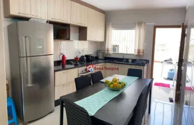 Sobrado com 3 dormitórios, 3 suites 2 vagas, varando gourmet à venda, 127 m² por r$ 890.000 - penha - são paulo/sp
