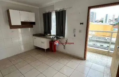 Apartamento com 1 dormitório, 32 m² - venda por r$ 210.000,00 ou aluguel por r$ 1.530,00/mês - vila esperança - são paulo/sp