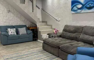 Sobrado à venda, 107 m² por r$ 610.000,00 - vila caminho do mar - são bernardo do campo/sp