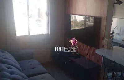 Apartamento para aluguel, 2 quartos, 1 vaga, vila valparaíso - santo andré/sp