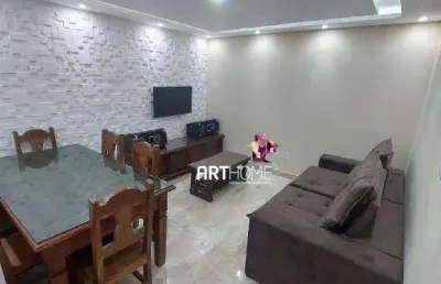 Linda cobertura com 124 m² com 3 dormitórios e 1 suíte